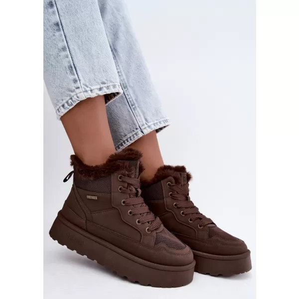  Ženske cipele BIG STAR SHOES UU274168 SMEĐE/BEŽ SJENE 