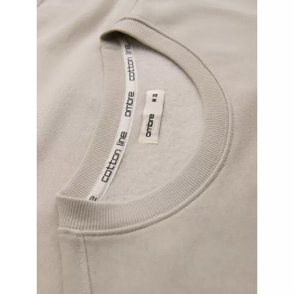  Muški sweatshirt OMBRE OM-SSBN-0271 SVIJETLO BEŽ 