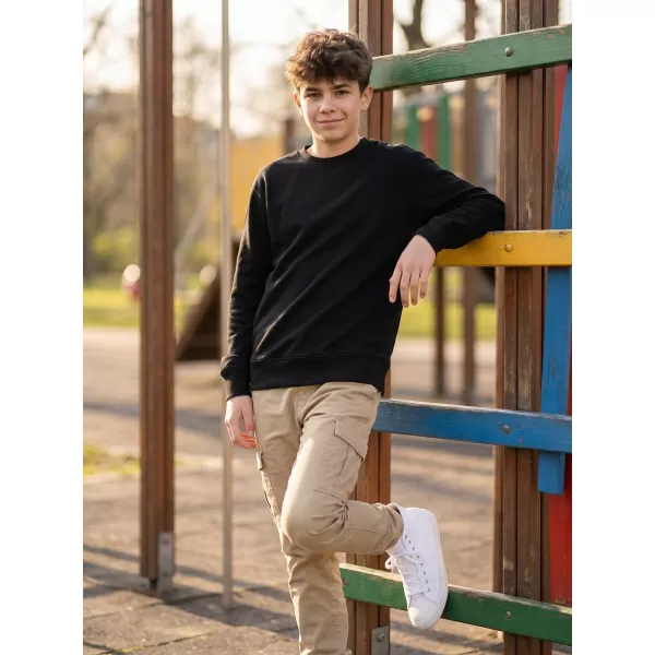  Dječji sweatshirt MALFINI CREW 427 CRNA 