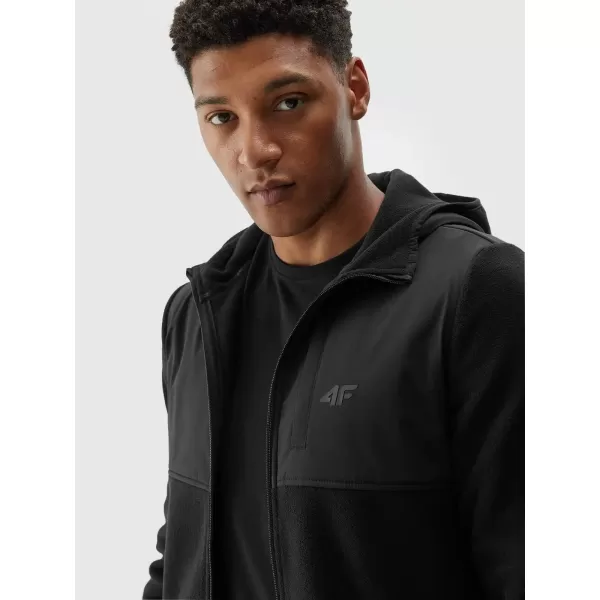  Muški sweatshirt 4F WMM00TSWSM1768 DUBOKA CRNA 