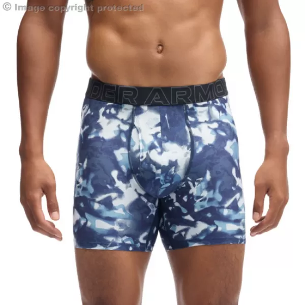 Muške bokserice UNDER ARMOUR UA PERFORMANCE TECH - SOLID 6 -3PK 1383879-408 PLAVA 