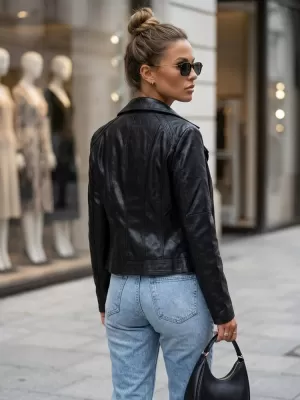 Ženska jakna DSTREET TY5730 CRNA