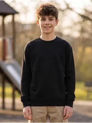 Dječji sweatshirt MALFINI CREW 427 CRNA