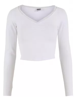 Ženska majica URBAN CLASSICS TB7729-00220 BIJELA