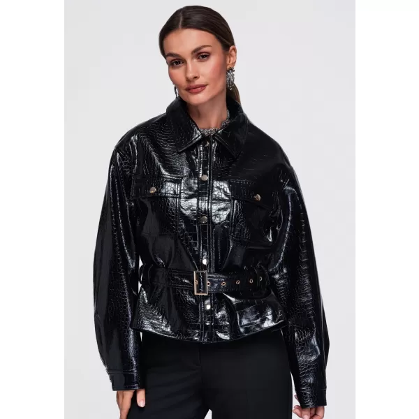  Ženska jakna OMBRE OW-JAFL-0141 CRNA 
