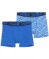 Dječje bokserice PUMA BOYS SCATTERED LOGO PRINT BOXERS 2P 94780302 PLAVA/MORNARSKA
