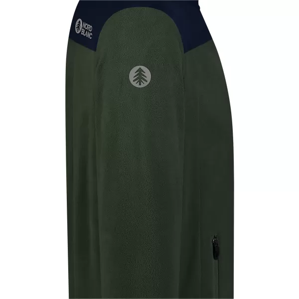  Muški lagani sweatshirt od flisa NORDBLANC CRACKLE NBSFM8373 ZELENA 