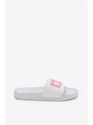 Dječje papuče BIG STAR SHOES TT374A002 RUŽIČASTO/BIJELO