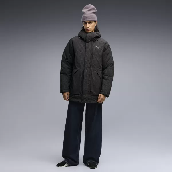  Muški kaput PUMA PROTECTIVE HOODED DOWN PARKA M 69456301 PUMA CRNA 