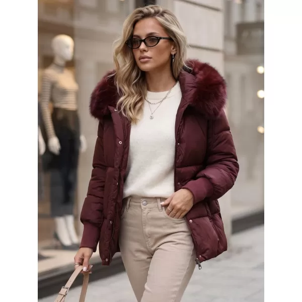  Ženska jakna DSTREET TY6003 TAMNOCRVENA 