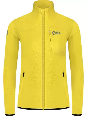 Ženska lagana majica od flisa NORDBLANC MAPLE NBSFL8374 JANTAR