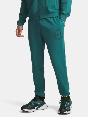 Muške trenirke UNDER ARMOUR RIVAL LW GRAPHIC JOGGER 6014688-338 ZELENA