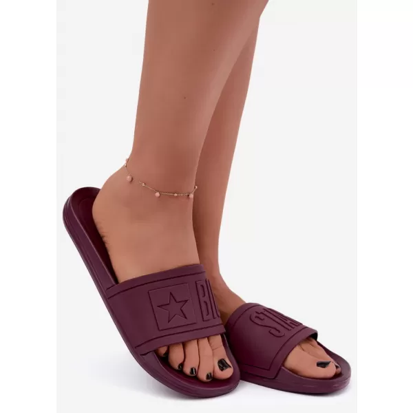  Ženske papuče BIG STAR SHOES UU274070 NIJANSE SMEĐE I BEŽ 