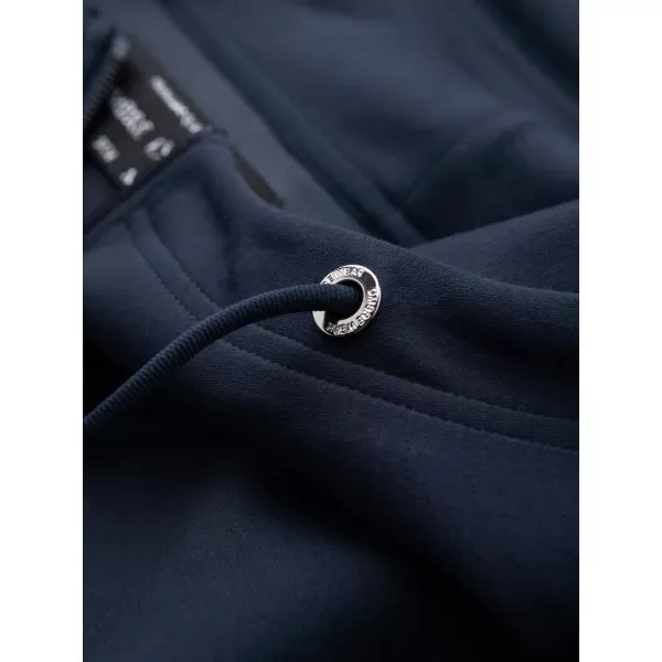  Muški sweatshirt OMBRE OM-SZBC-0196 TAMNOPLAVA 