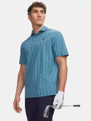 Muški polo UNDER ARMOUR UA DRIVE CHILL PRINTED POLO 6009724-466 PLAVA
