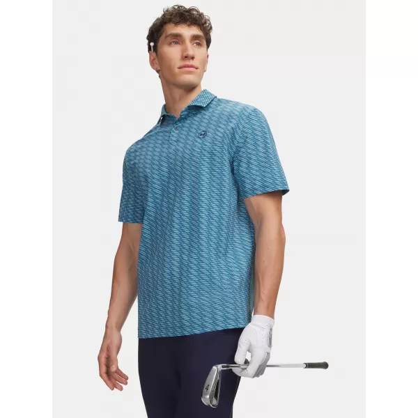  Muški polo UNDER ARMOUR UA DRIVE CHILL PRINTED POLO 6009724-466 PLAVA 
