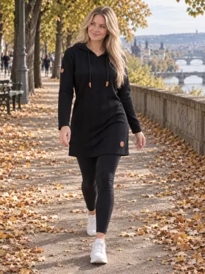 Ženski sweatshirt ALTISPORT INA CRNA