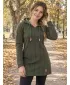 Ženski sweatshirt ALTISPORT INA KAKI