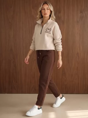 Ženski sweatshirt DSTREET BY1574 BEŽ
