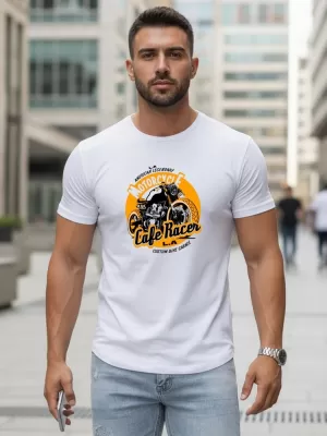 Muška majica kratkih rukava DSTREET NX5095R-WH BIJELA