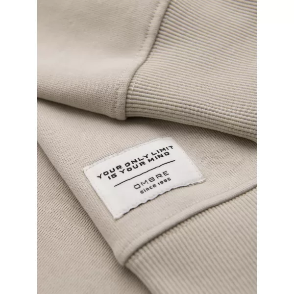  Muški sweatshirt OMBRE OM-SSBN-0271 SVIJETLO BEŽ 