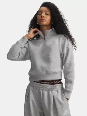 Ženski sweatshirt UNDER ARMOUR RIVAL FLEECE SCRIPT HZ 6012292-011 SIVA