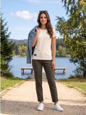 Ženska majica kratkih rukava ALTISPORT NP/ALWST26001 PRIRODNI