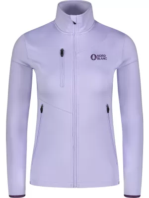 Ženska powerfleece majica NORDBLANC CRISP NBSFL8338 LJUBIČASTA