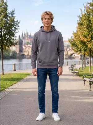 muška majica ALTISPORT NP/ALMST44001 ŠKRILJASTO SIVA