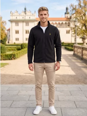 Muška majica od flisa ALTISPORT ALM002852 CRNO I ZLATNO