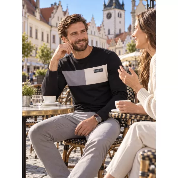  Muška majica kratkih rukava ALTISPORT IVAS CRNA 