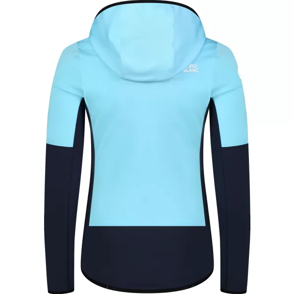  Ženska powerfleece majica NORDBLANC RAVINE NBSFL8336 SVIJETLOPLAVA 