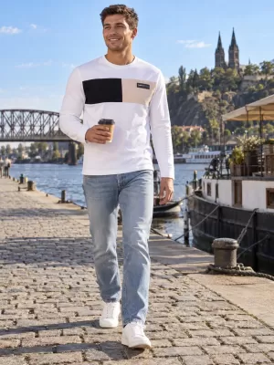 Muška majica kratkih rukava ALTISPORT IVAS BIJELA