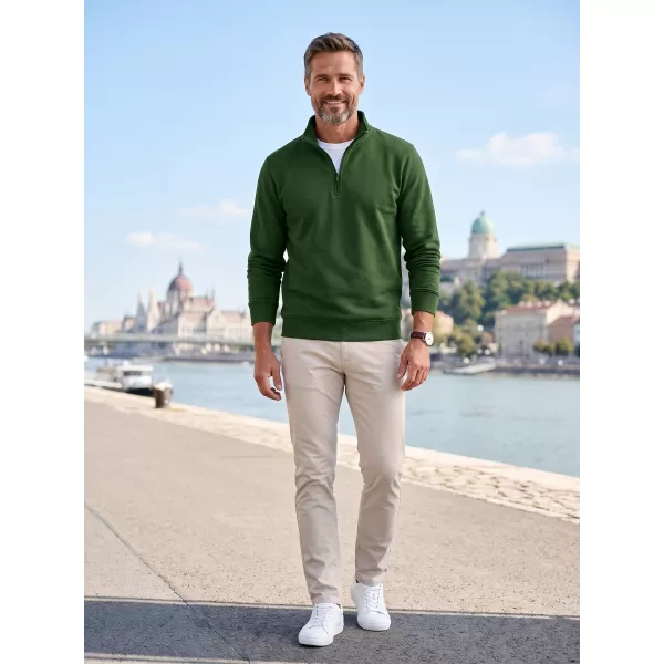  Muški sweatshirt MALFINI SUMMIT 429 TAMNOZELENE BOJE 