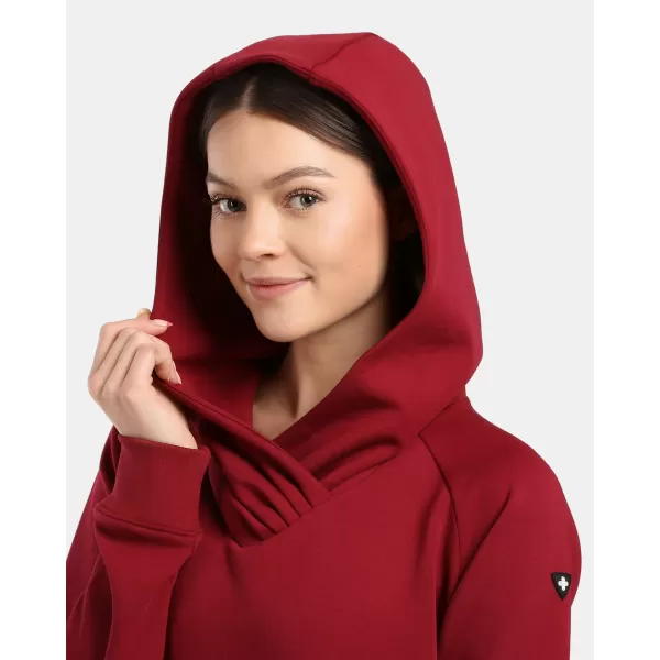 Ženski sweatshirt KILPI HEYDEN-W 1L0209KI TAMNOCRVENA 