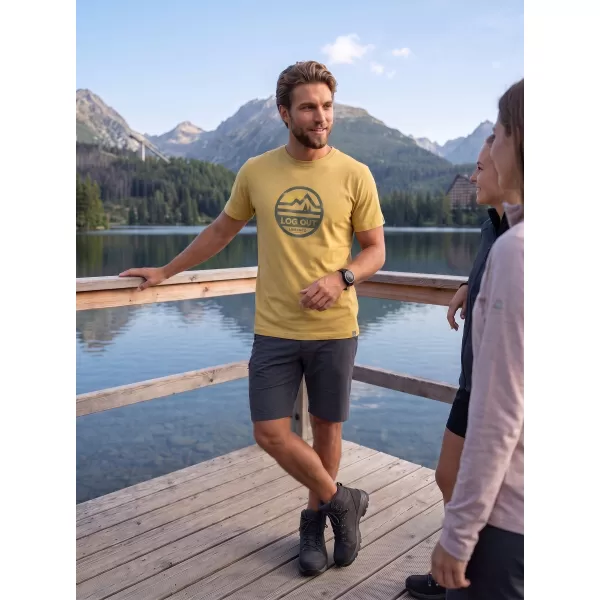  Muška majica kratkih rukava ALPINE PRO TERMES 4 JUŽNA MAHOVINA PC VARIJANTA 