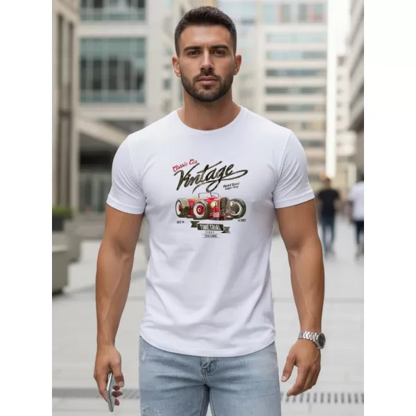  Muška majica kratkih rukava DSTREET NX5094R-WH BIJELA 
