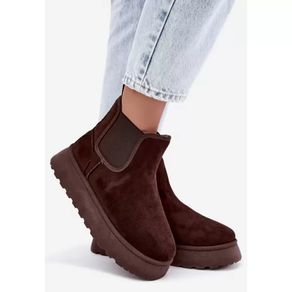  Ženske cipele BIG STAR SHOES UU274174 SMEĐE/BEŽ SJENE 