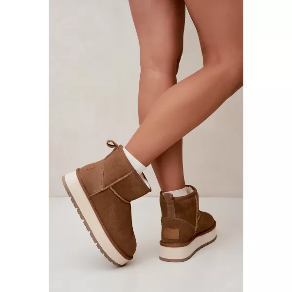  Ženske cipele BIG STAR SHOES UU274692 SMEĐA/BEŽ 