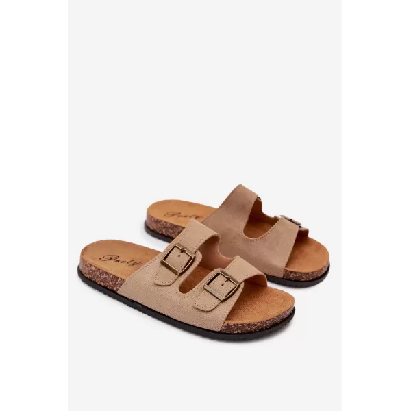  Muške papuče BOTO 56302-11 KAKI 