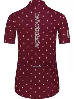 Ženski biciklistički dres NORDBLANC TREES NBSLF8085 CRVENA