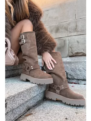 Ženske čizme BIG STAR SHOES OO274A182 BEŽ