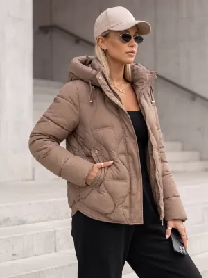Ženska jakna DSTREET TY5941 BEŽ