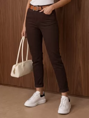 Ženske hlače DSTREET UY3151 SMEĐA
