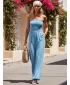 Haljina DSTREET EY2651 SVIJETLOPLAVA