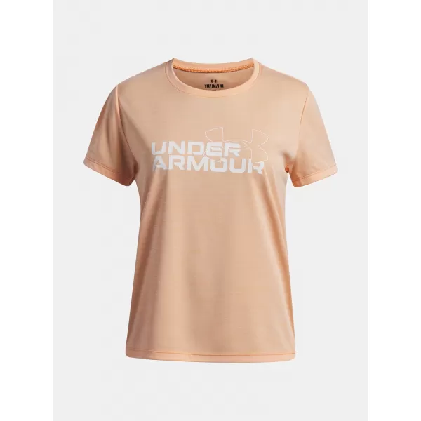  Majica za djevojčice UNDER ARMOUR TECH TWIST WDMK LOGO SS 6007134-870 NARANČASTA 