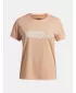 Majica za djevojčice UNDER ARMOUR TECH TWIST WDMK LOGO SS 6007134-870 NARANČASTA