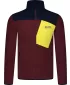 Muški lagani sweatshirt od flisa NORDBLANC CRACKLE NBSFM8373 TAMNOCRVENA