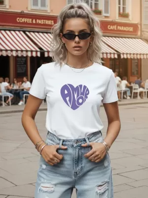 Ženska majica kratkih rukava DSTREET NX8055RY-WH BIJELA