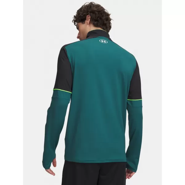  Muški sweatshirt UNDER ARMOUR M CHALLENGER TRAINING QZ 6004043-338 ZELENA 